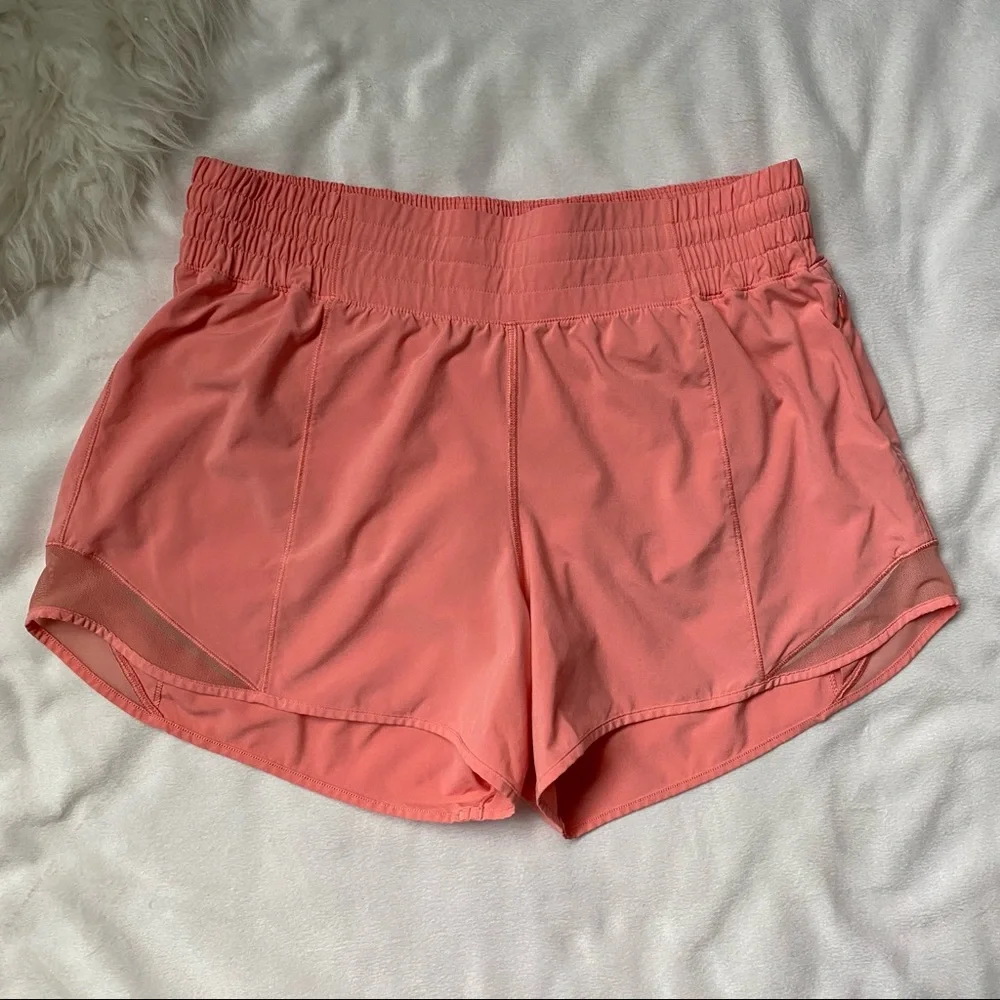 Lululemon High Rise Hotty Hot Running Shorts